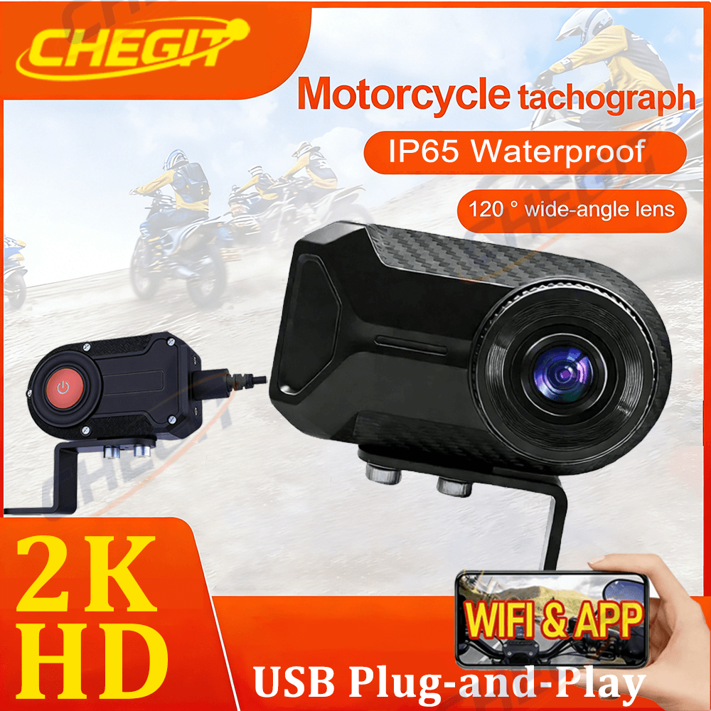 Mountain Biking Images - 新型2K QHDバイク用ドライブレコーダー WIFI IP66防水 ダッシュカム DVR