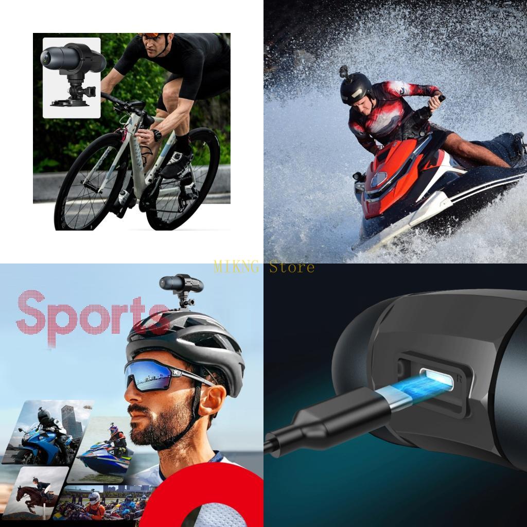 Mountain Biking Images - 4K 屋外アクションカメラマウンテンバイクオートバイヘルメットカメラミニカメラベストセラー