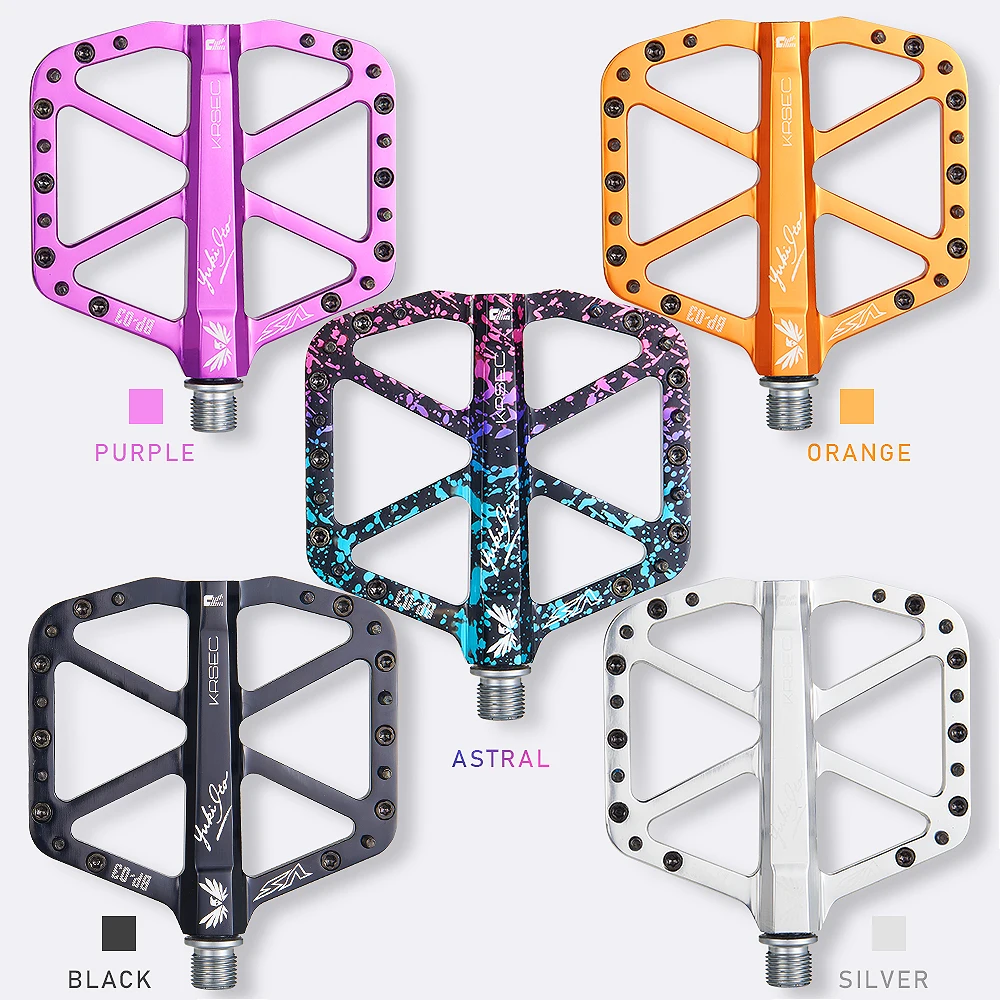 Mountain Biking Vs Road Biking - 超軽量アルミ合金自転車ペダル KRSEC VS 3ベアリング MTB ロードバイクペダル