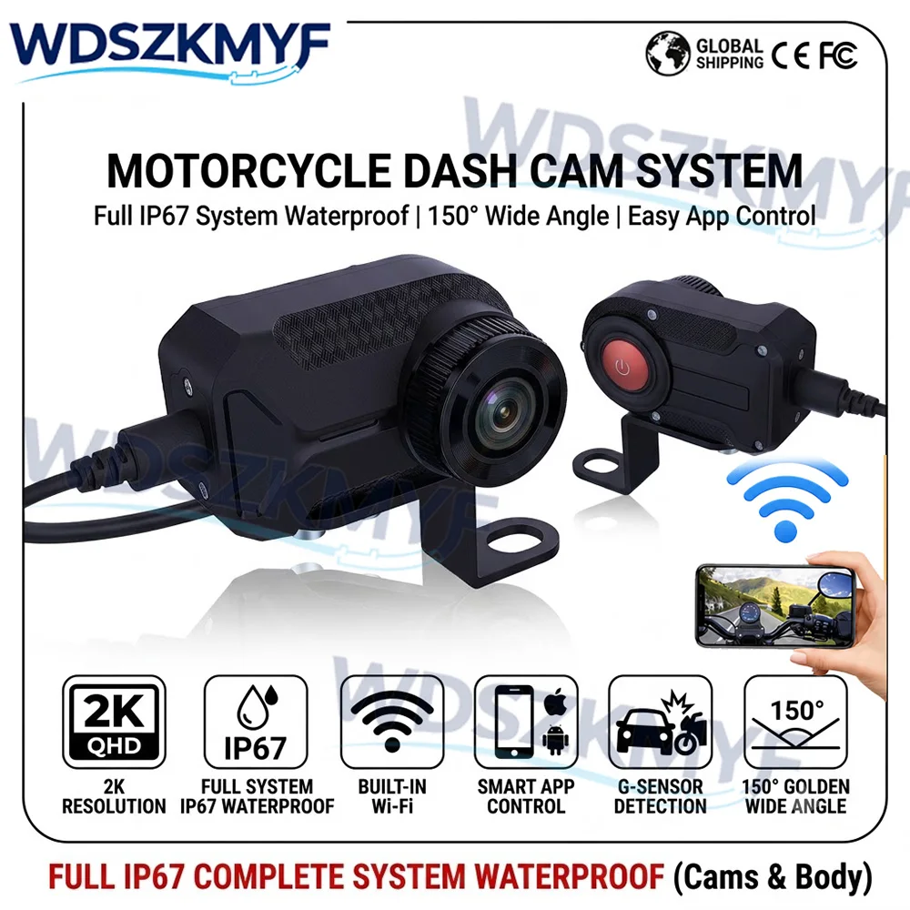 Mountain Biking Images - オートバイ DVR 2K HD WiFi 防水