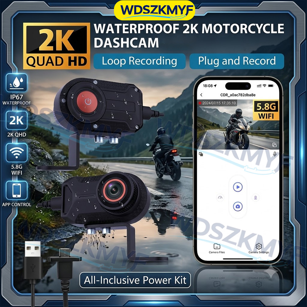 Mountain Biking Images - 2K 30fpsバイク用ドライブレコーダー、電動自転車＆ヘルメット用アウトドアブラックボックス、山岳＆自転車乗車用