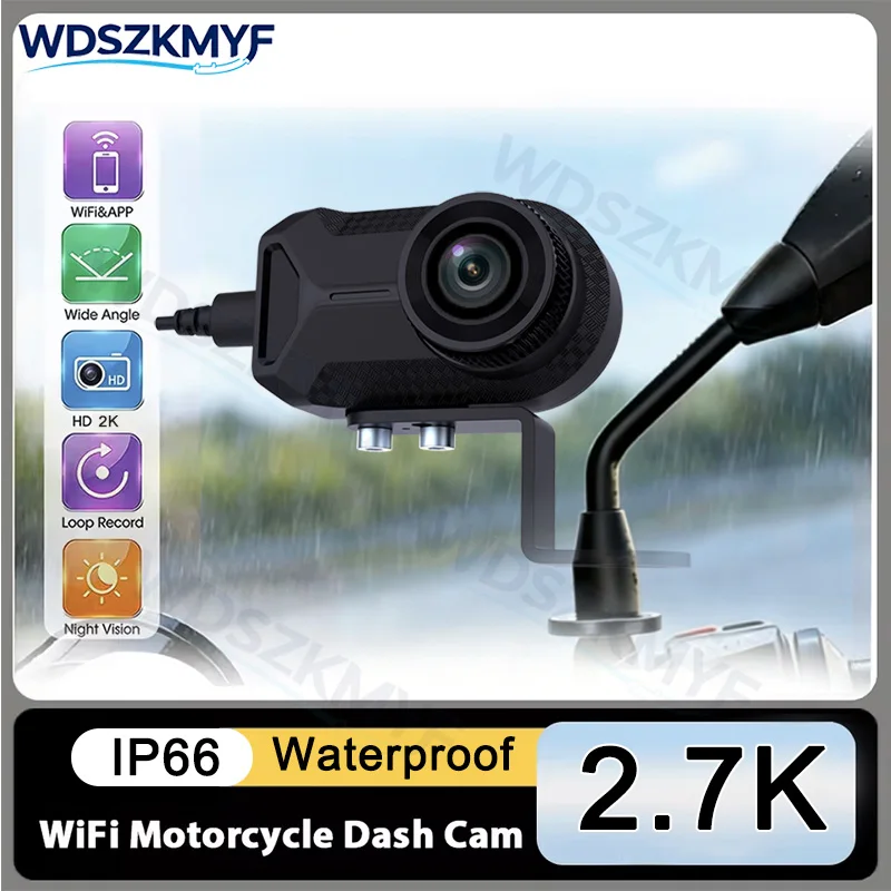 Mountain Biking Images - バイク用ドライブレコーダー 2Kアクションカメラ IP66防水 WiFiカメラ ループ録画 自転車用ドライブレコーダー