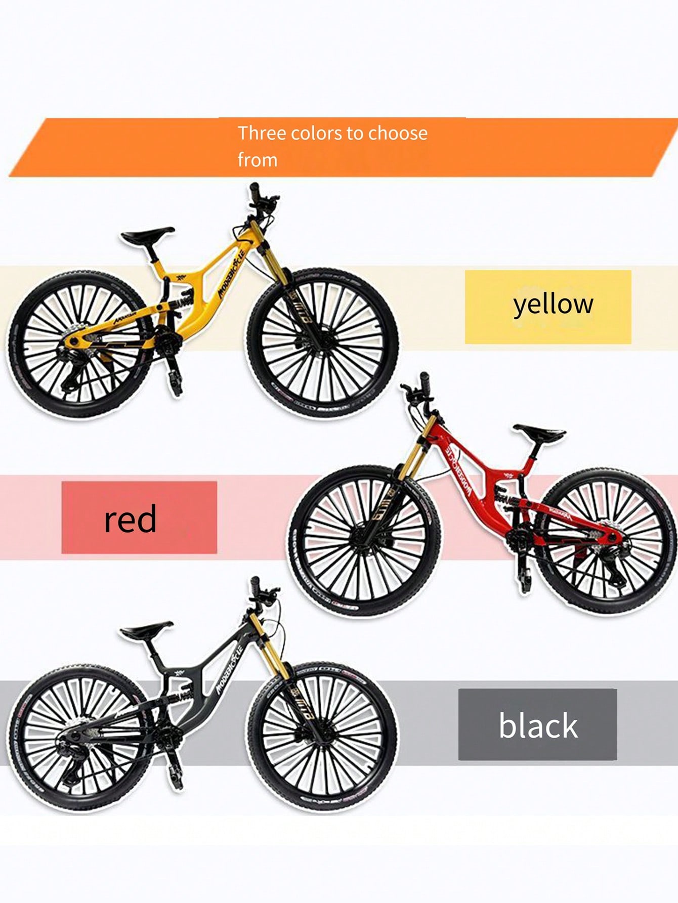 アップグレードされたデュアルショックアブソーバー合金製ダウン - Mountain Biking Game のレビューと価格