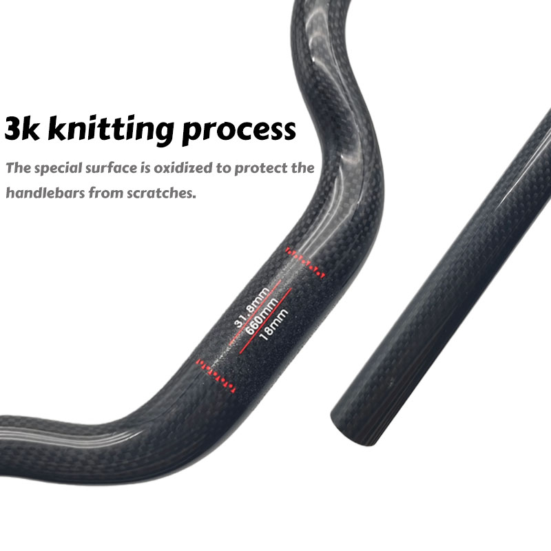 3K カーボンファイバーマウンテンバイクハンドル 600-7 - Mountain Biking Experience のレビューと価格
