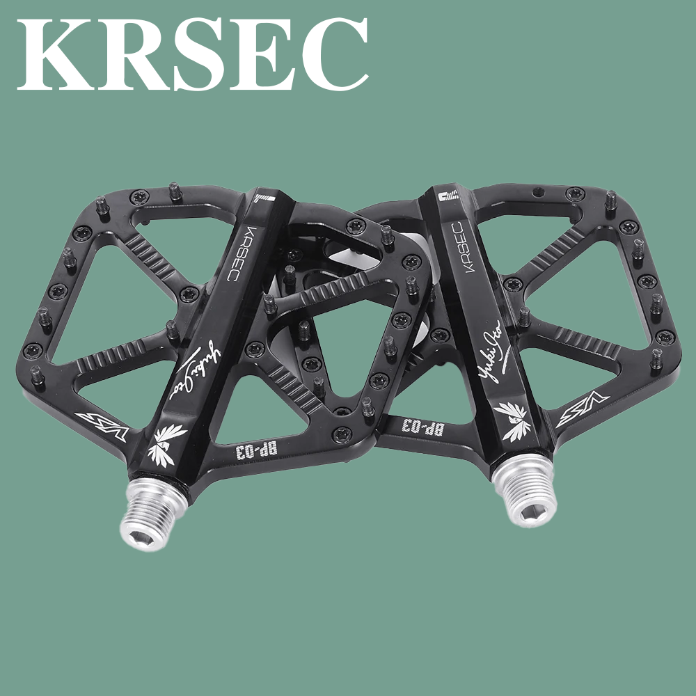 超軽量自転車ペダル KRSEC CNC 3 ベアリング 11 - Mountain Biking Vs Road Biking のレビューと価格
