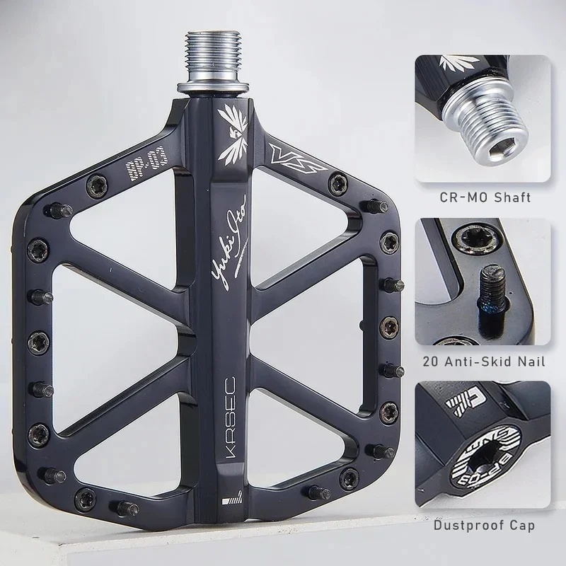 KRSEC VS 超軽量ペダル、アルミ合金製、3つの密閉型ベ - Mountain Biking Vs Road Biking のレビューと価格