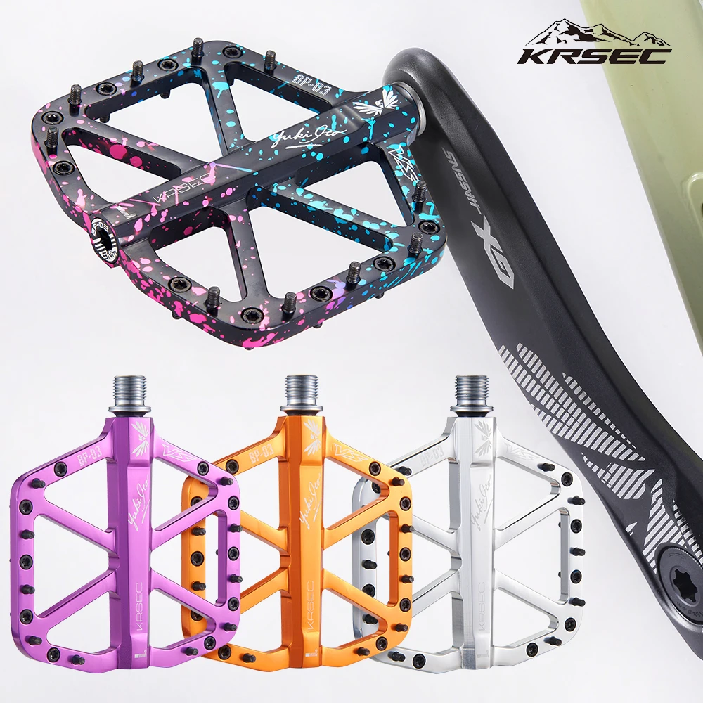 超軽量アルミ合金自転車ペダル KRSEC VS 3ベアリング - Mountain Biking Vs Road Biking のレビューと価格